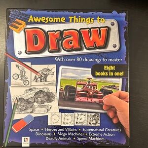 Awesome Things to Draw Book - Hardback Spiral